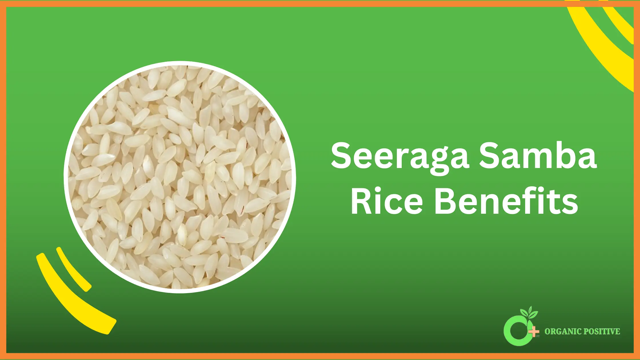Seeraga Samba Rice Benefits